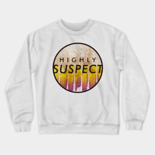 Highly Suspect - VINTAGE YELLOW CIRCLE Crewneck Sweatshirt